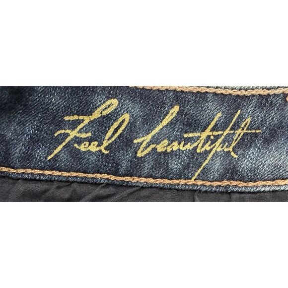 White House Black Market Crop Distressed Blue Jeans Women's Size 4 (Fit 28x28) - Picture 11 of 13